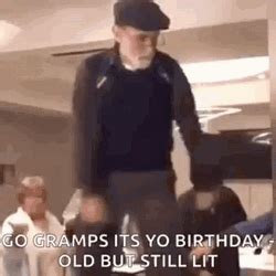 happy birthday old man gif